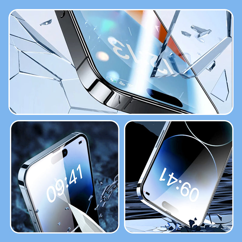 🔥Displayschutz aus gehärtetem Glas mit staubdichtem Auto-Alignment-Kit
