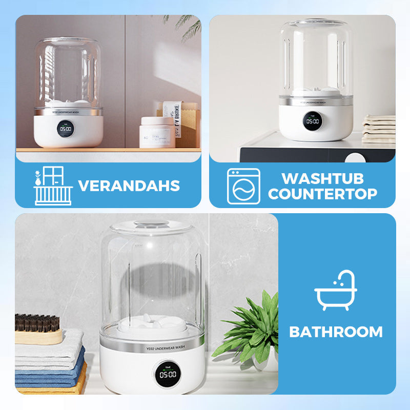 ⭐Tragbare, wiederaufladbare Mini-Waschmaschine für Unterwäsche