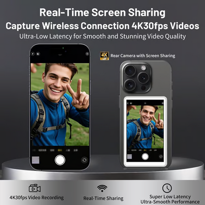 💥2025 Heißverkauf💥 Telefon Vlog Selfie Monitor Bildschirm