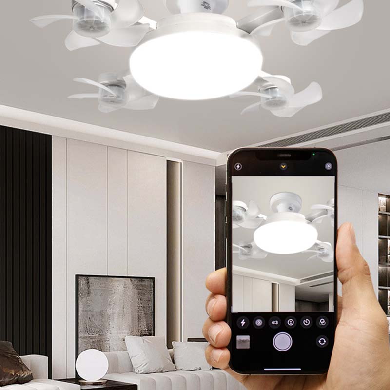 Ferngesteuerte LED-Deckenventilatorleuchte