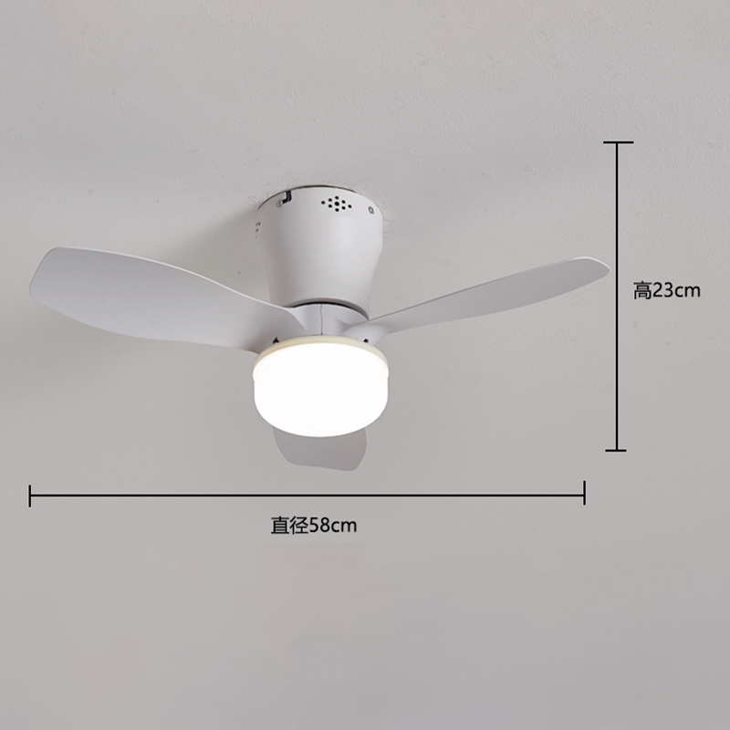 Ferngesteuerte LED-Deckenventilatorleuchte