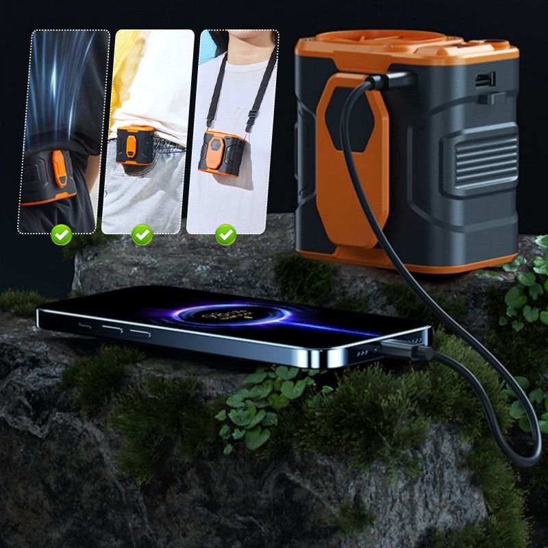 🌞Must-haves für den Sommer 2025❄️Tragbarer, super kühlender Ventilator an der Taille