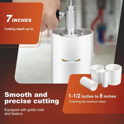 ✂️ 50% RABATT! ⚙️ PVC-Rohr-Innenschneider mit Schneidrad – Präzise & saubere Schnitte – Für PVC, PE & Kunststoffrohre – ideal für Sanitär- oder Heimwerkerprojekte – kompakt & einfach zu bedienen 🚰