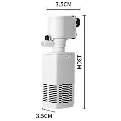 🫧🐠4-in-1-Aquarienfilter - Filtration, Belüftung, Abfallbeseitigung, Wasserförderung
