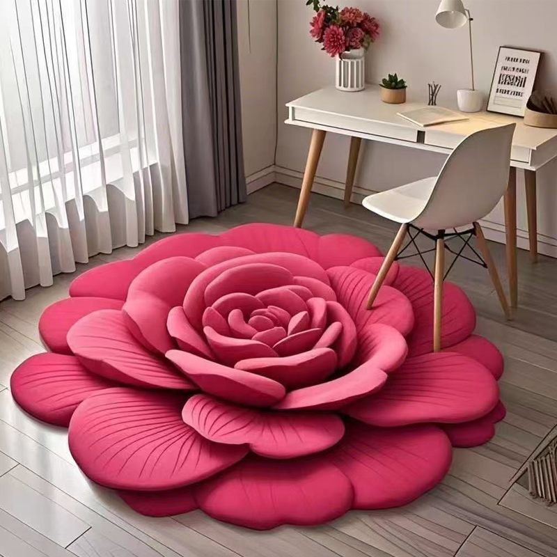 🔥2026 Neues Produkt 🌸 Floral Plüsch & Kieselgur Bodenmatte