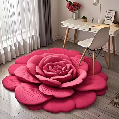 🔥2026 Neues Produkt 🌸 Floral Plüsch & Kieselgur Bodenmatte