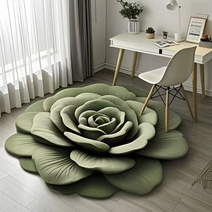 🔥2026 Neues Produkt 🌸 Floral Plüsch & Kieselgur Bodenmatte