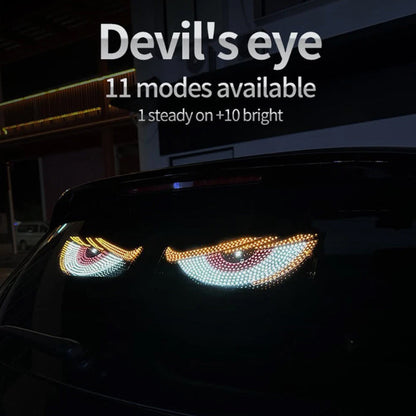 😈 LED Devil Eyes Lichter für LKW-Windschutzscheibe