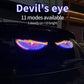 😈 LED Devil Eyes Lichter für LKW-Windschutzscheibe