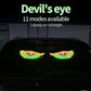 😈 LED Devil Eyes Lichter für LKW-Windschutzscheibe