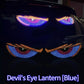 😈 LED Devil Eyes Lichter für LKW-Windschutzscheibe