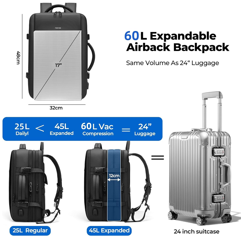 Multifunktionaler Handheld-Erweiterungsrucksack mit großem Fassungsvermögen
