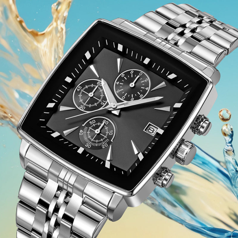 Multifunktionale wasserdichte Quarzuhr für Männer