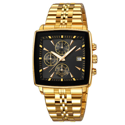 Multifunktionale wasserdichte Quarzuhr für Männer