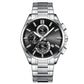 Herren-Edelstahl-Business-Armbanduhr