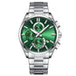 Herren-Edelstahl-Business-Armbanduhr
