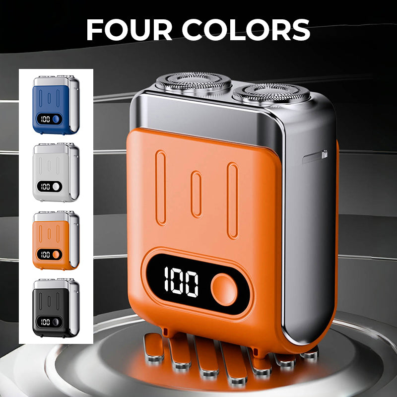 🔥Bestseller-Neuheit❤️‍🔥 Tragbarer elektrischer Mini-Rotationsrasierer für Männer