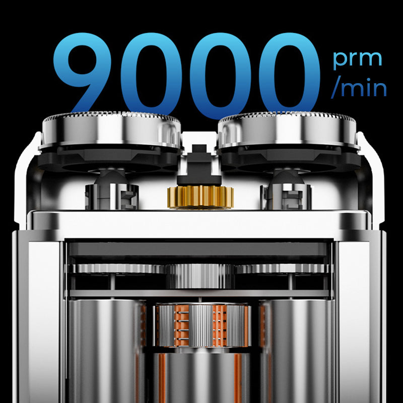 🔥Bestseller-Neuheit❤️‍🔥 Tragbarer elektrischer Mini-Rotationsrasierer für Männer