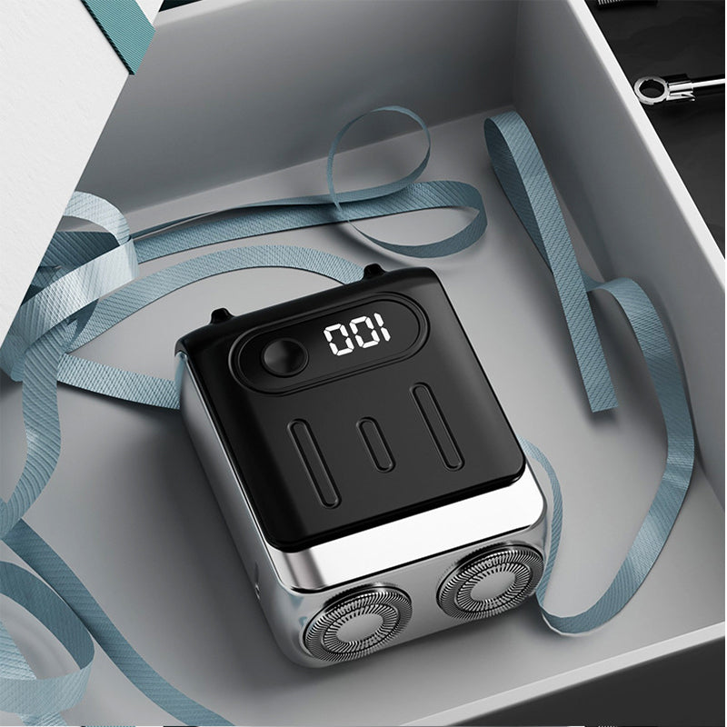 🔥Bestseller-Neuheit❤️‍🔥 Tragbarer elektrischer Mini-Rotationsrasierer für Männer