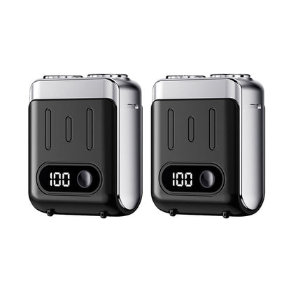 🔥Bestseller-Neuheit❤️‍🔥 Tragbarer elektrischer Mini-Rotationsrasierer für Männer