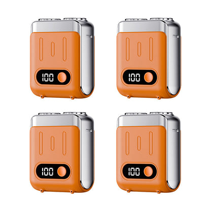 🔥Bestseller-Neuheit❤️‍🔥 Tragbarer elektrischer Mini-Rotationsrasierer für Männer