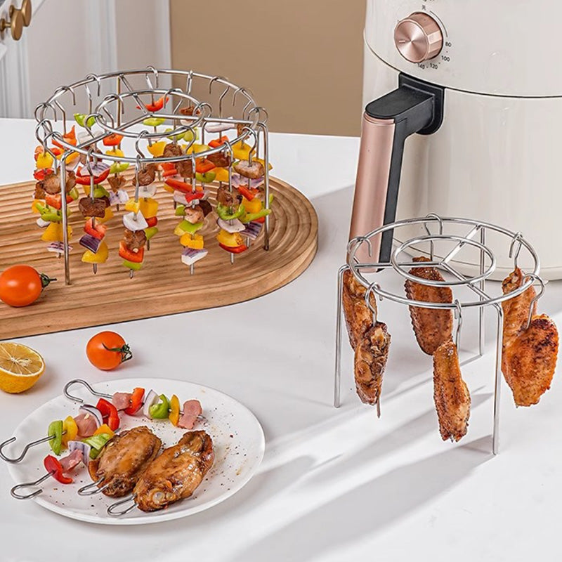 Vertikaler Grillrost für Heißluftfritteusen