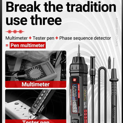 Tragbares Digital-Stiftmultimeter mit hoher Genauigkeit