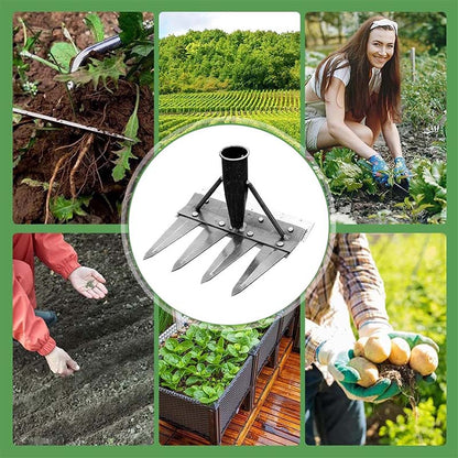 Heavy-Duty Stahl Garten Unkraut Harke