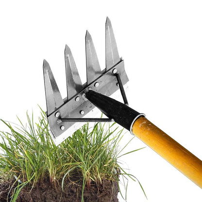 Heavy-Duty Stahl Garten Unkraut Harke