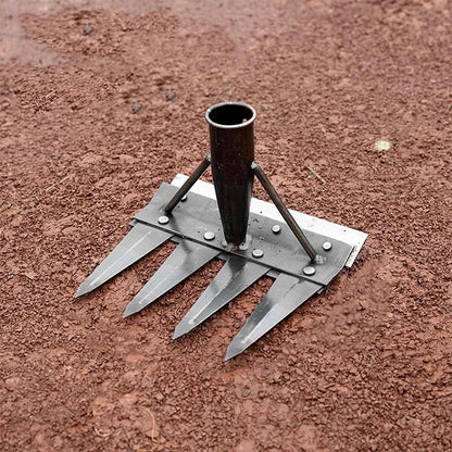 Heavy-Duty Stahl Garten Unkraut Harke