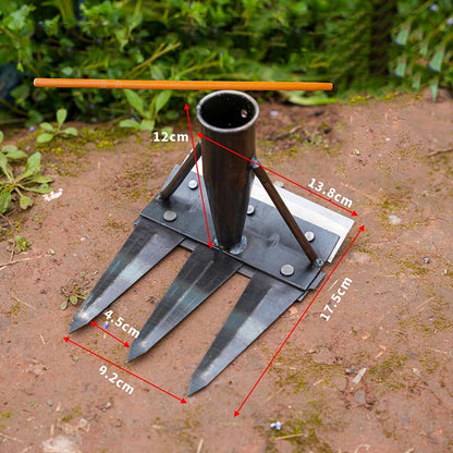 Heavy-Duty Stahl Garten Unkraut Harke