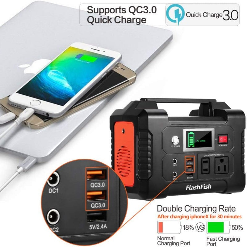 200W Portable Power Station mit Display