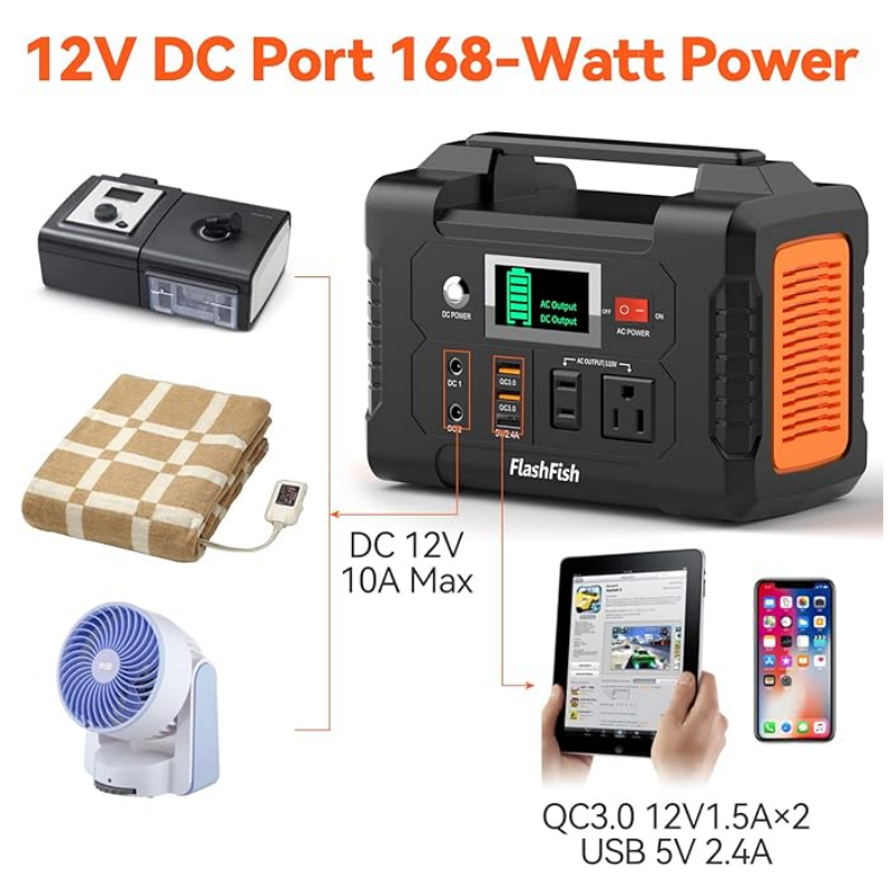 200W Portable Power Station mit Display