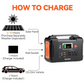 200W Portable Power Station mit Display