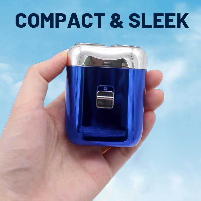 🔥Portabler elektrischer Rasierer mit zwei Köpfen für Männer