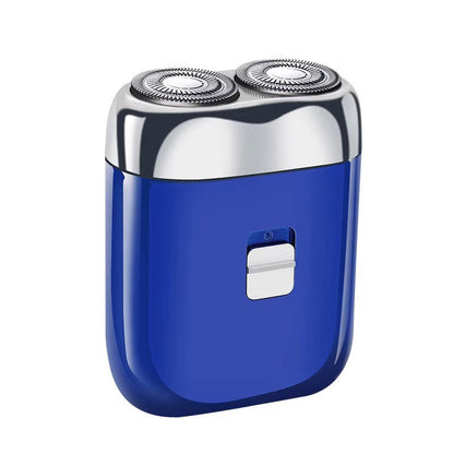 🔥Portabler elektrischer Rasierer mit zwei Köpfen für Männer