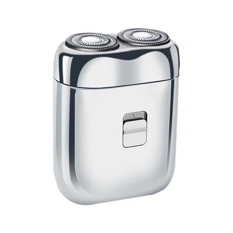 🔥Portabler elektrischer Rasierer mit zwei Köpfen für Männer