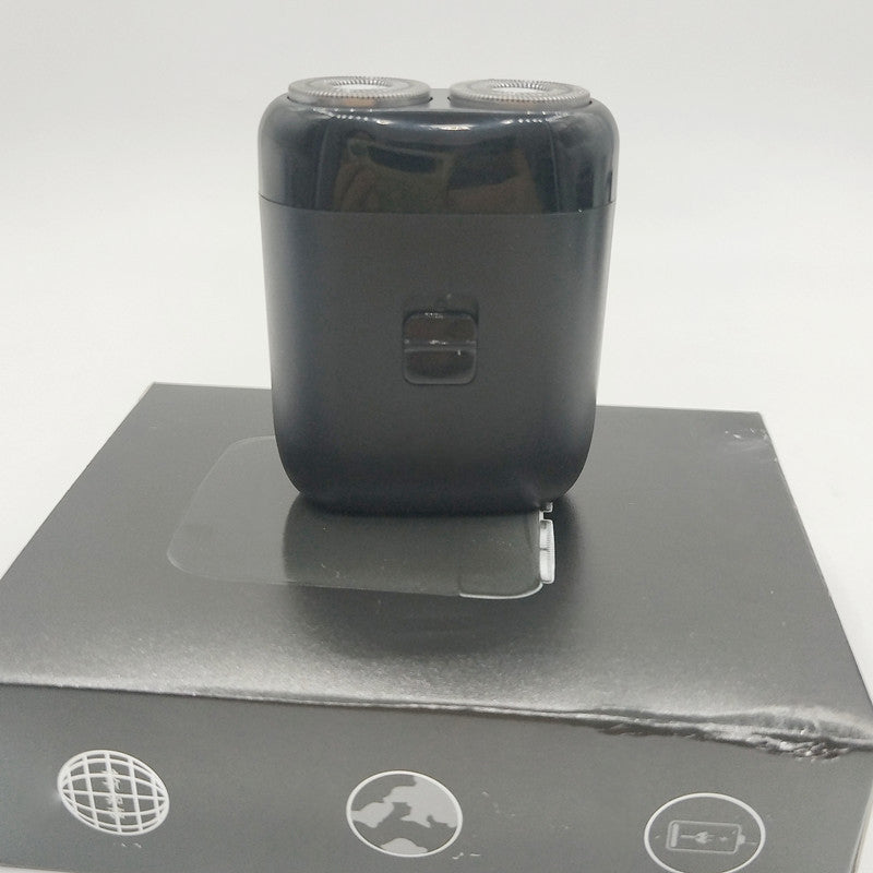 🔥Portabler elektrischer Rasierer mit zwei Köpfen für Männer