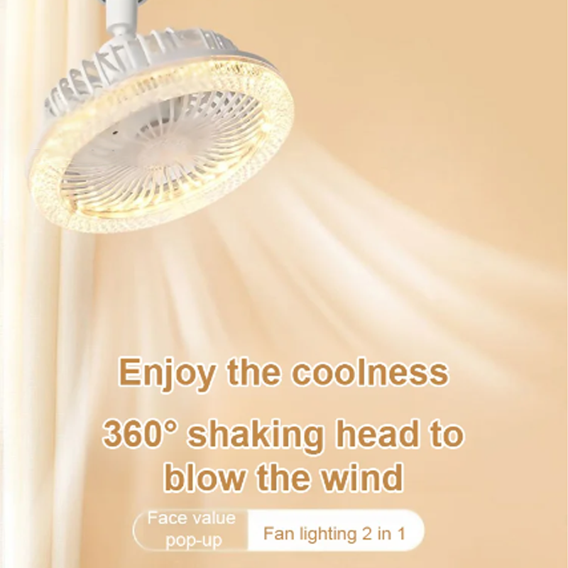 E27 360 ° rotierende Deckenventilator mit Fernbedienung