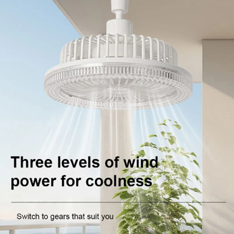 E27 360 ° rotierende Deckenventilator mit Fernbedienung