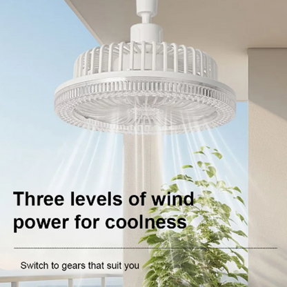 E27 360 ° rotierende Deckenventilator mit Fernbedienung