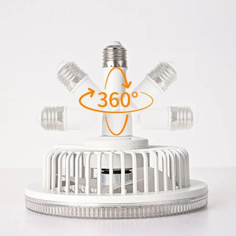 E27 360 ° rotierende Deckenventilator mit Fernbedienung