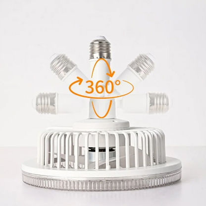E27 360 ° rotierende Deckenventilator mit Fernbedienung
