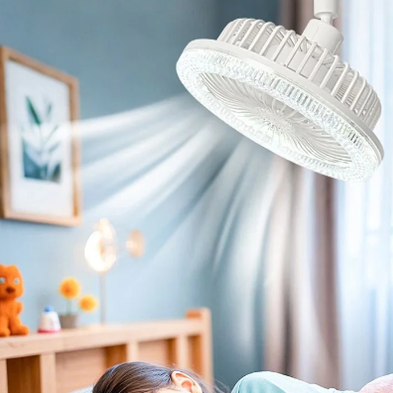 E27 360 ° rotierende Deckenventilator mit Fernbedienung