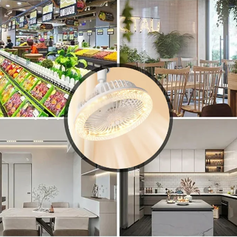 E27 360 ° rotierende Deckenventilator mit Fernbedienung