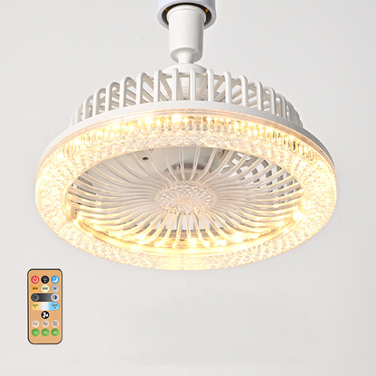 E27 360 ° rotierende Deckenventilator mit Fernbedienung