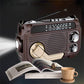Tragbares Multifunktionsradio mit Handkurbel und Taschenlampe