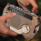 Tragbares Multifunktionsradio mit Handkurbel und Taschenlampe