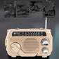 Tragbares Multifunktionsradio mit Handkurbel und Taschenlampe