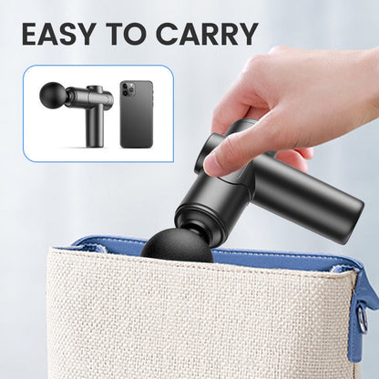 Tragbares Tiefengewebemassagegerät mit 6 Geschwindigkeiten und 4 Köpfen